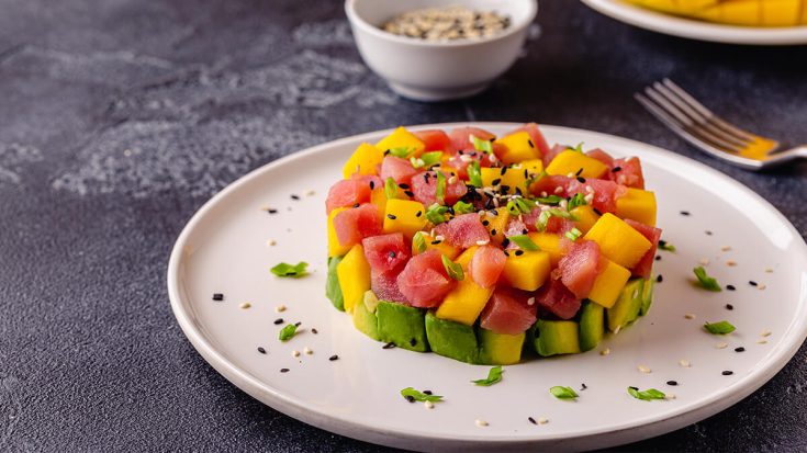 Ahi Tuna Tartare With Mango