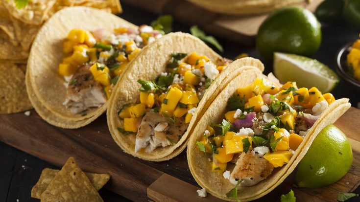 Blackened Smoked Cod Tacos with Mango Salsa Recipe