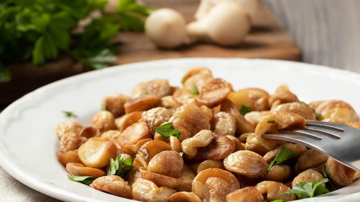 Easy Pan-Fried Puffball Mushrooms Recipe