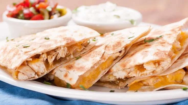 Chicken Breakfast Quesadilla