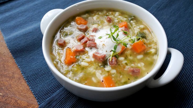 Canned Ham and Bean Soup Recipe