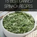 Canned Spinach Recipes