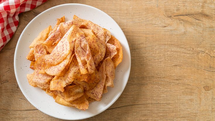 Crispy Taro Chips Recipe