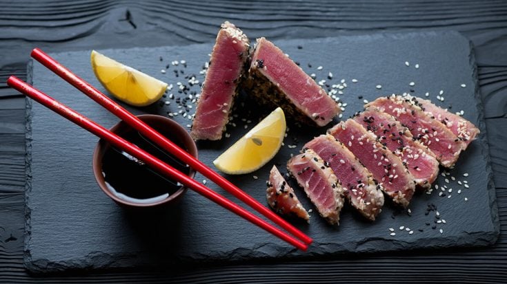 Seared Albacore Tuna With Sesame Crust Recipe
