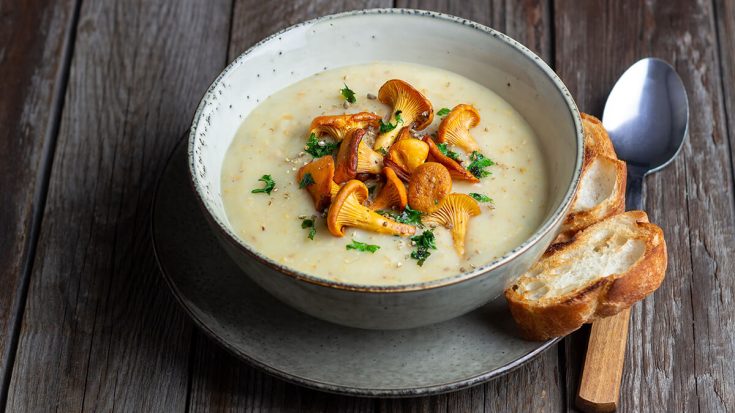 Chanterelle Soup Recipe