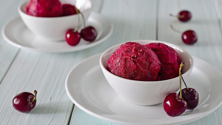 Sour Cherry Sorbet Recipe