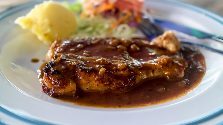 Turkey Chops in Black Pepper Sauce Recipe