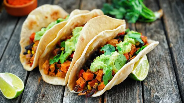 Easy Black Beans Potato Tacos Recipe