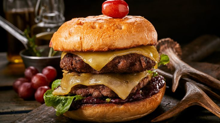 Venison Burger with Blackberry Jam Recipe