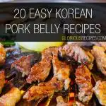 Korean Pork Belly Recipes