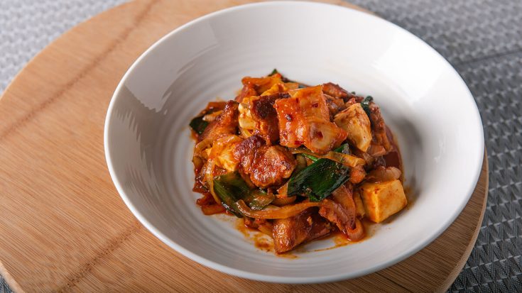Korean Pork Belly and Kimchi Stir-Fry Recipe