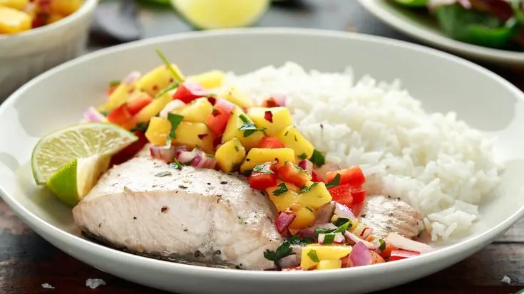 Pan-Seared Wahoo With Mango Salsa Recipe