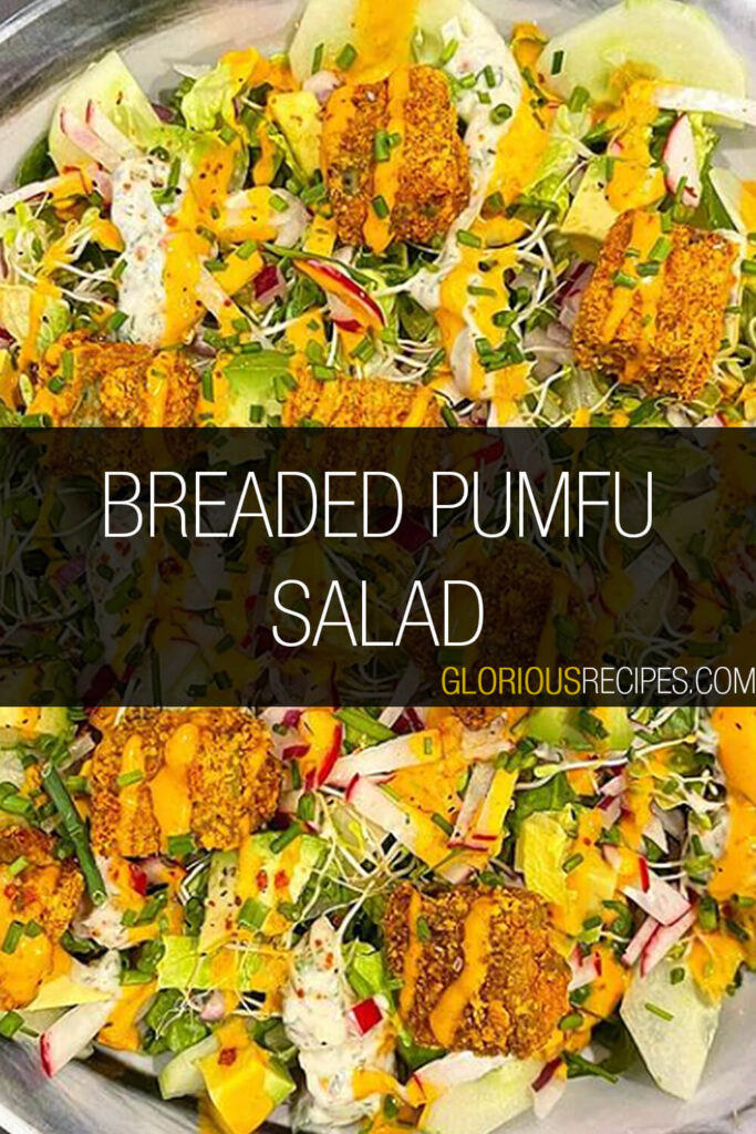 Breaded Pumfu Salad Recipe