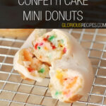 Confetti Cake Mini Donuts Recipe