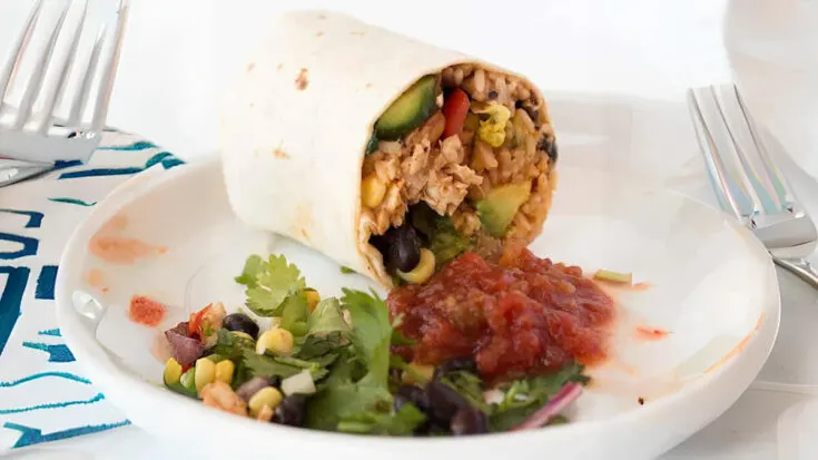 Wahoo Fish Burrito With Pineapple Salsa Recipe